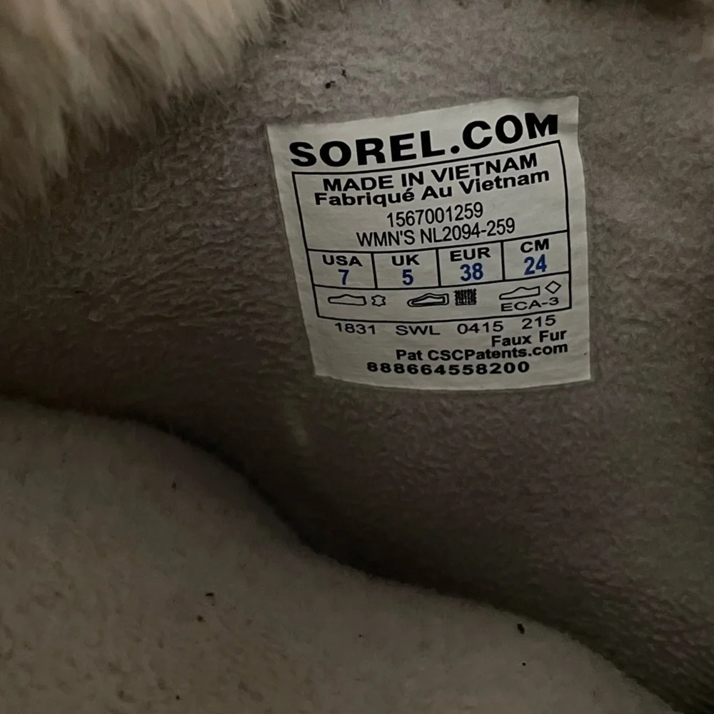 SOREL- Women's Tivoli High Il winter boots size 7 - Picture 6 of 6